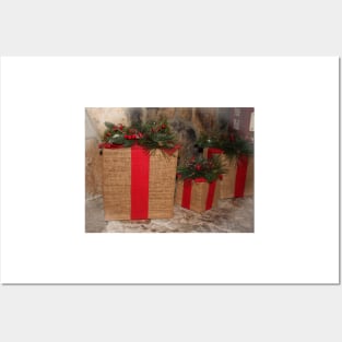 Rustic Christmas Gifts Posters and Art